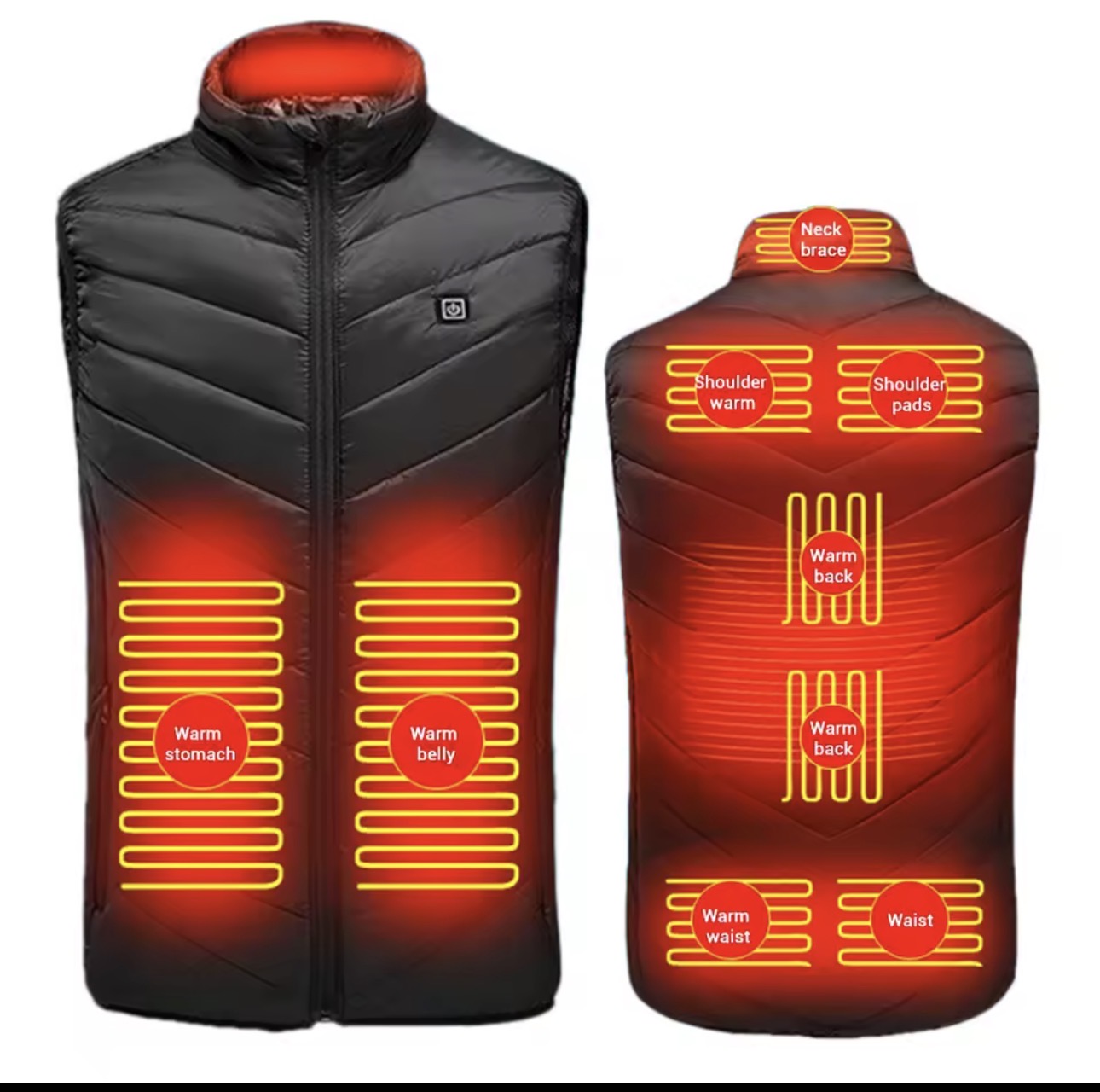 Winter heating vest