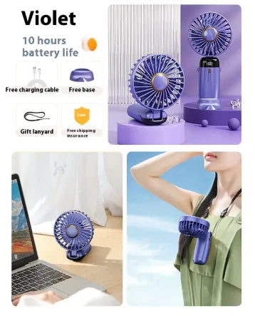Mini USB Folding Aromatherapy Fan