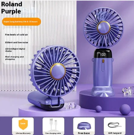 Mini USB Folding Aromatherapy Fan