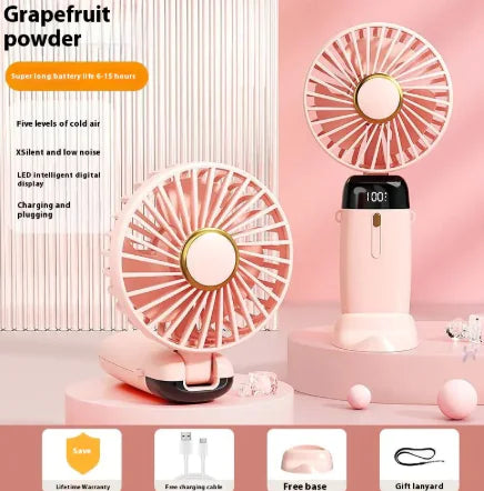 Mini USB Folding Aromatherapy Fan