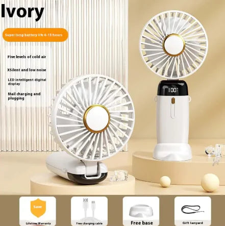 Mini USB Folding Aromatherapy Fan