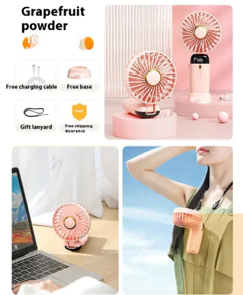 Mini USB Folding Aromatherapy Fan